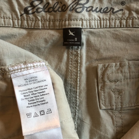 Eddie Bauer shorts, lt khaki color, size 8. NWOT - Picture 3 of 3